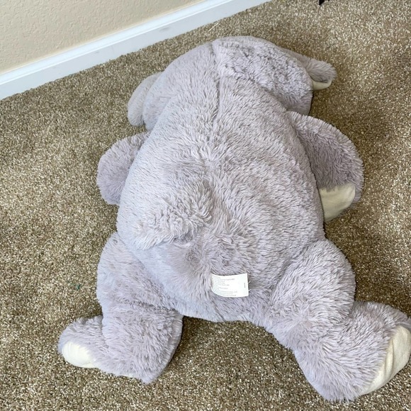 Best Made Toys stuffed elephant tusk gray white-large stuffy ant eater Push - Picture 5 of 8